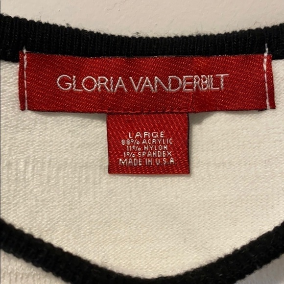 EUC Striped sleeveless sweater shell top - Picture 3 of 12